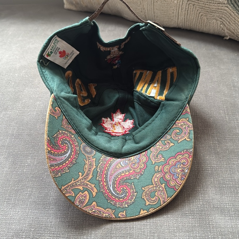 Vintage McDonalds Atlanta Olympics Strapback Hat / 1996 - Picture 6 of 8